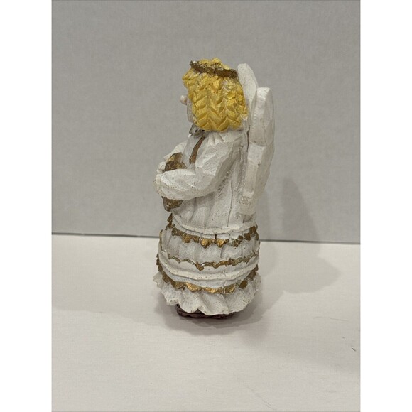 Such A Sweet 4.5" Resin Angel with Heart Decor - Picture 5 of 9